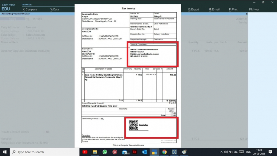 Best Tally Prime TDL code for Invoicing