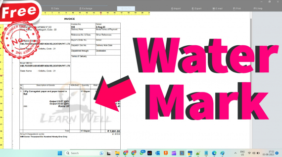 Watermark on PDF files and Invoices in Bulk