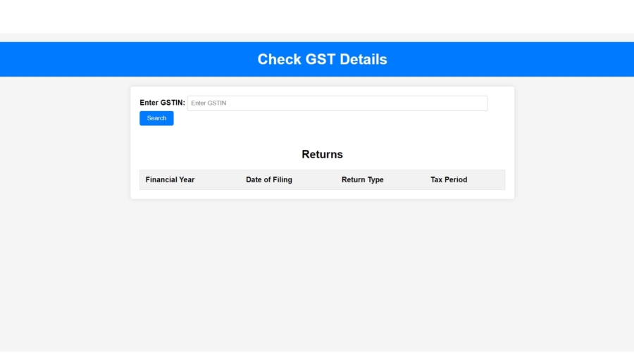 GST Return Status