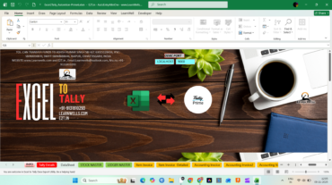 Excel to TallyPrime Import All in one Automation
