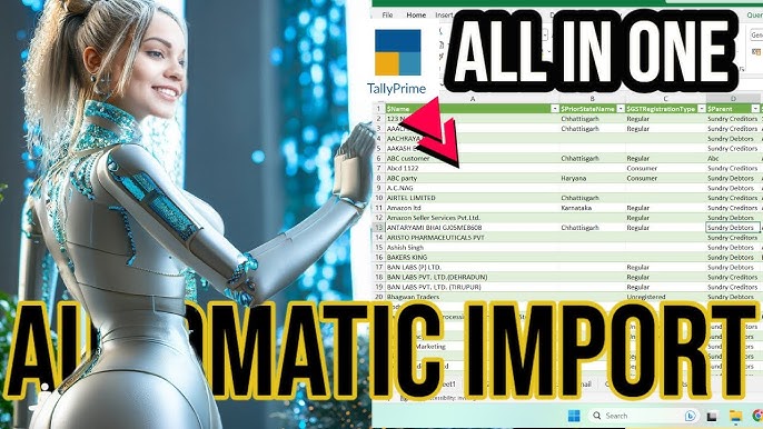 Data from Tally to Excel Using Power Query and ODBC