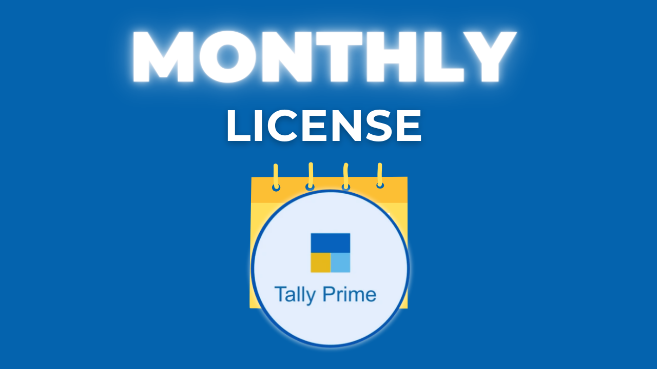 TALLY PRIME MONTHLY LISENCE