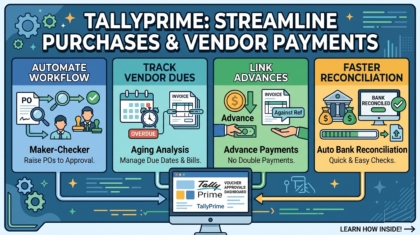 Streamline Purchase Approvals and Vendor Payments in TallyPrime