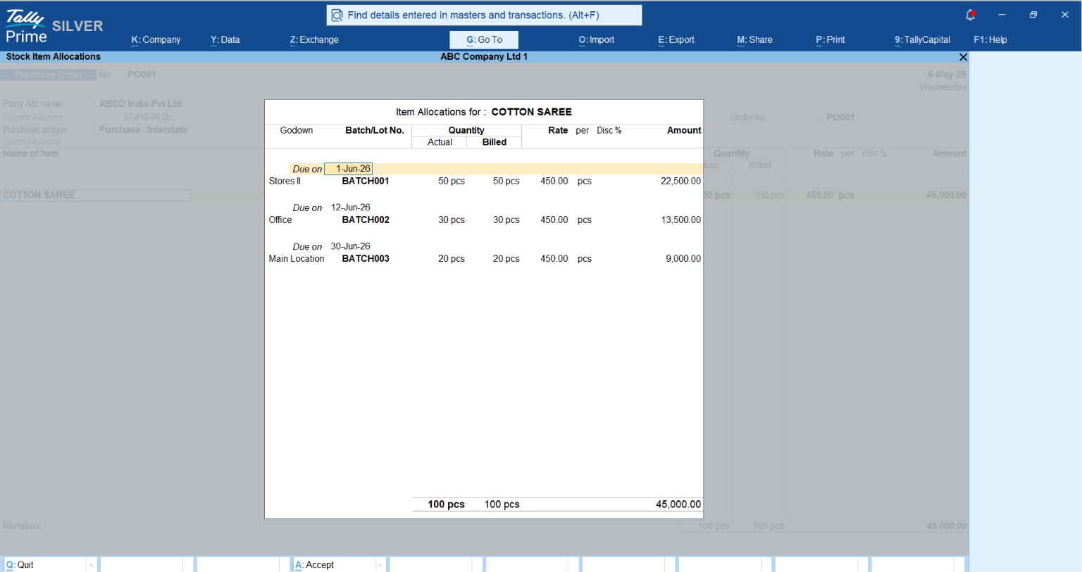Managing Purchase Orders, Sales Orders and Invoicing in TallyPrime: A Complete Guide for Traders