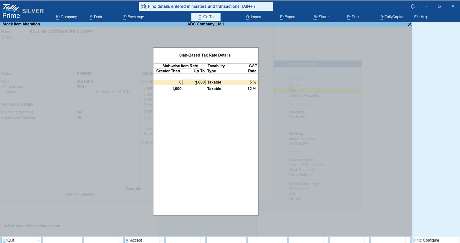 manage fabric stock
