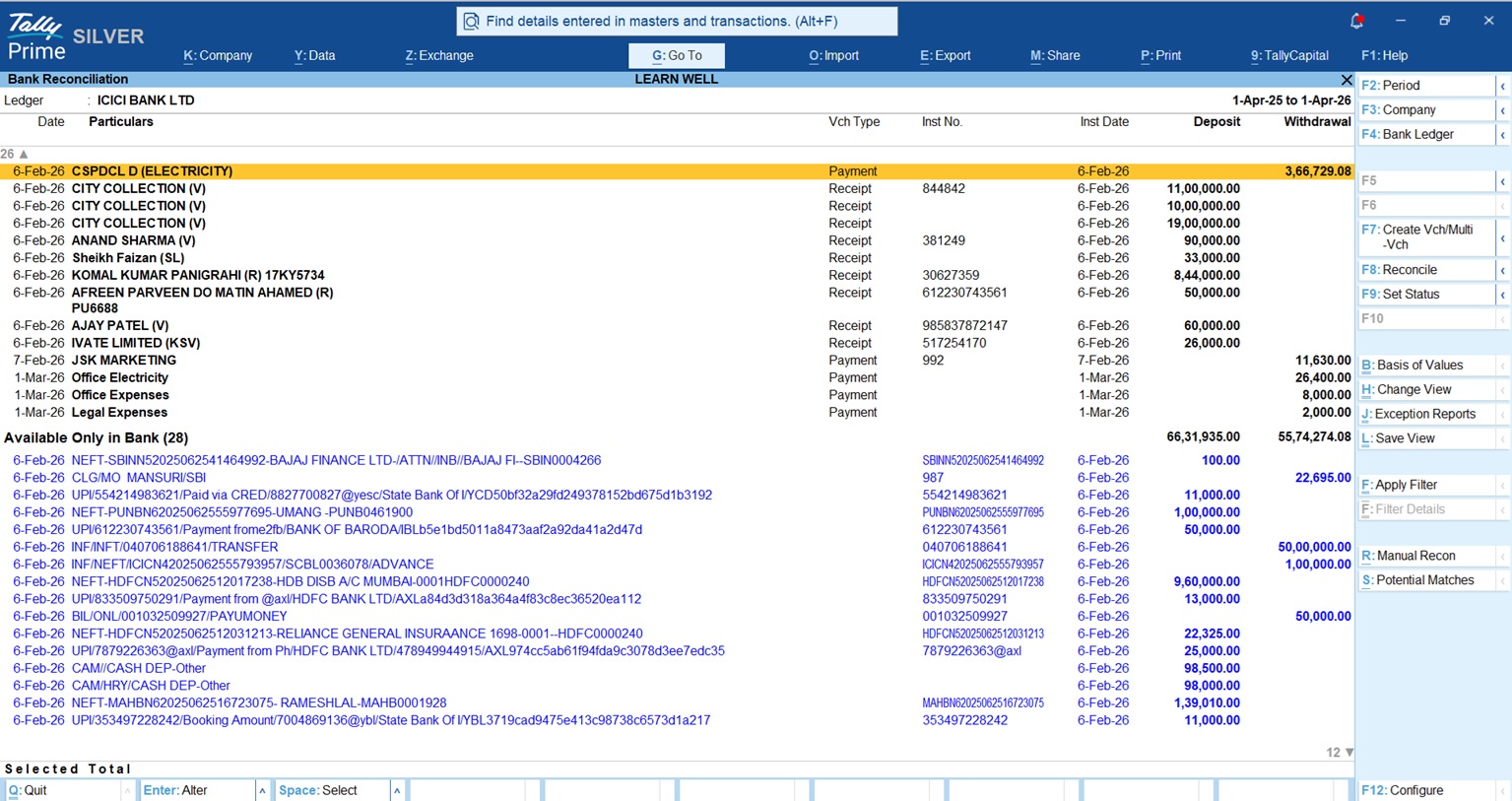 How Indian Small Businesses Reconcile Accounts in Minutes using TallyPrime