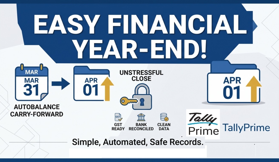 How Businesses Close Their Financial Year Effortlessly in TallyPrime