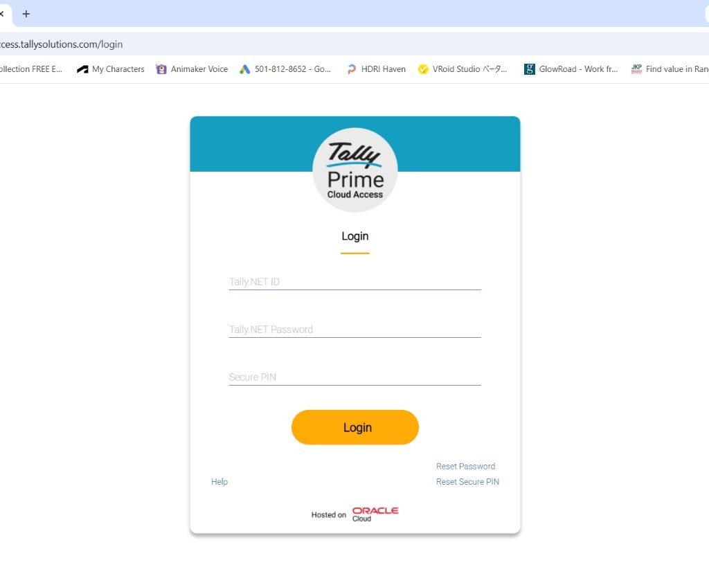 tallyprime cloud login