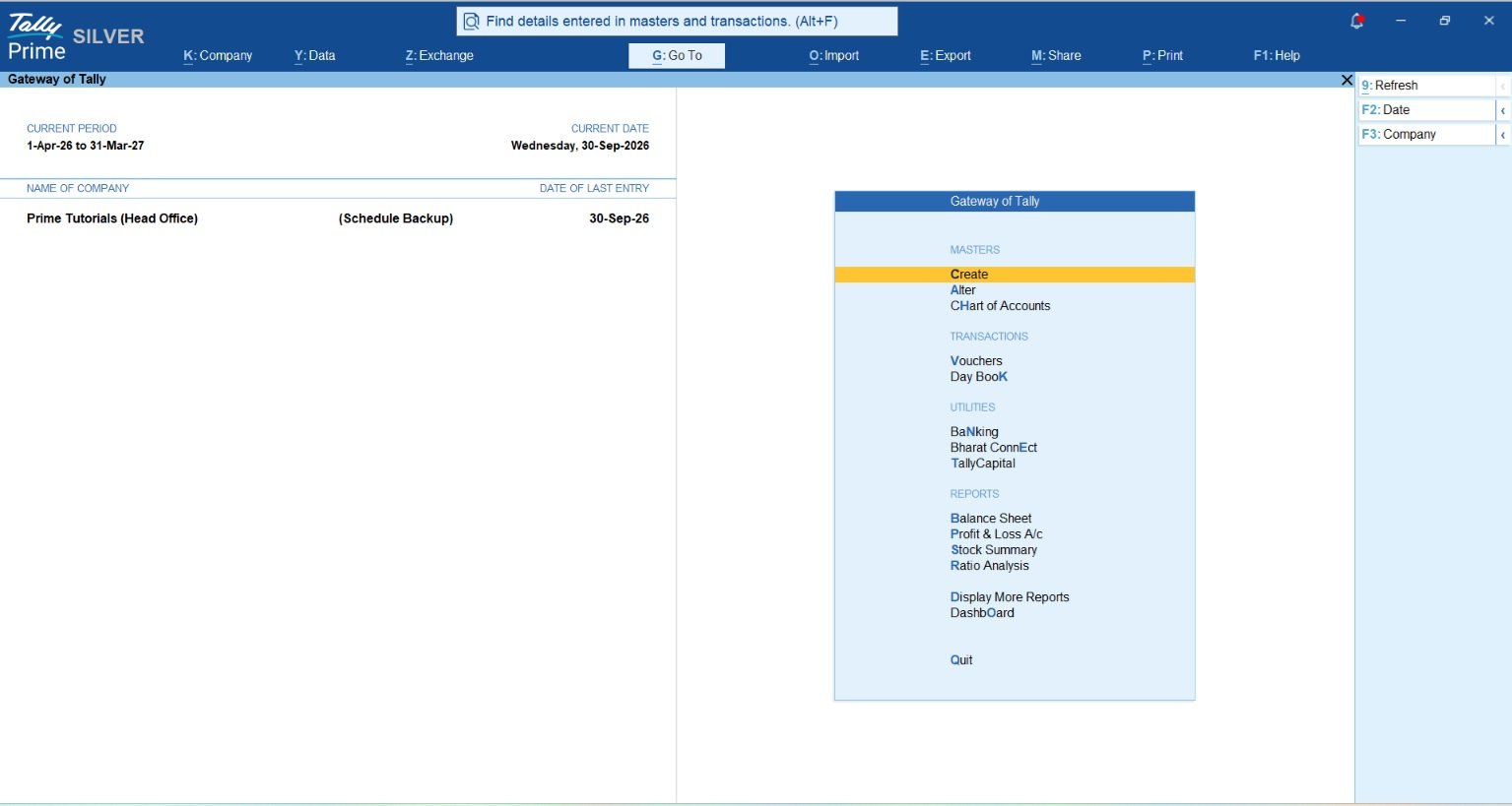 Upgrading to TallyPrime from Tally ERP 9